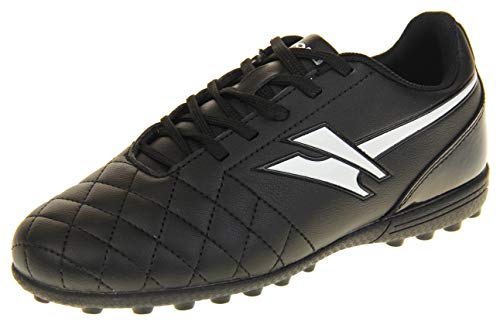 Gola - Activo 5 - Botas de fútbol infantiles, para césped aritficial, zapatillas para deporte, color Negro, talla 34 EU