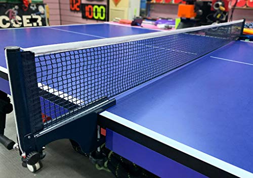 IPENNY Red de ping pong de PE para mesa de tenis de mesa (sin soporte), red de tenis de mesa profesional, borde blanco, 175 cm x 14 cm