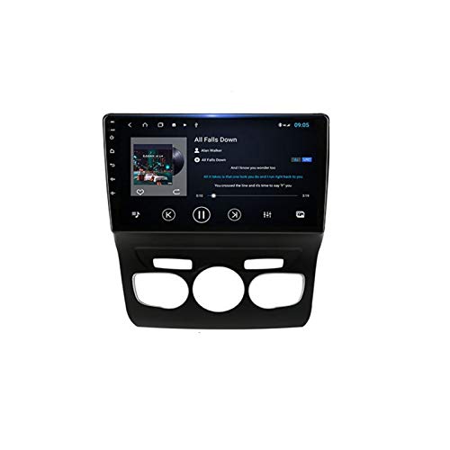 KCSAC Android 10.0 Coche Radio Multimedia Video Player 2 Din Fits para Citroen C4 2 B7 2013 2014 2015 2016 GPS Navigation RDS DSP + 48EQ 4G NET (Color : Android9.0 D)