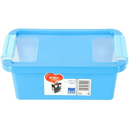 KIS Bi Box 8451000 0454 01 – Caja de Almacenamiento de plástico, Azul/Transparente, 3 L