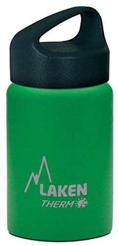 Laken Classic Botella Térmica Acero Inoxidable 18/8, Aislamiento de Vacío con Doble Pared y Boca Ancha, Verde, 500 ml