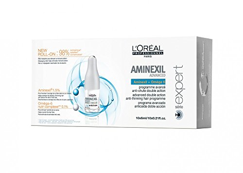 Loreal Aminexil Advanced 1 x (10 x 6 ml) Serie Expert + Omega 6 contra la caída del cabello