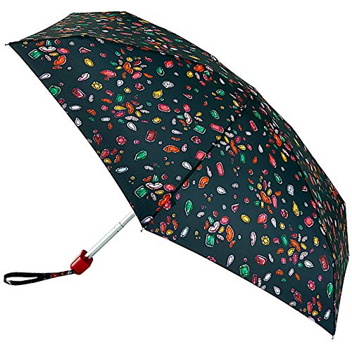 Lulu Guinness Pequeño paraguas plegable – Jewel Lip