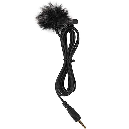 Micrófono pequeño Micrófono, micrófono de clip Micrófono profesional Micrófono de solapa de 3,5 mm, para reuniones, presentaciones, conferencias, entrevistas