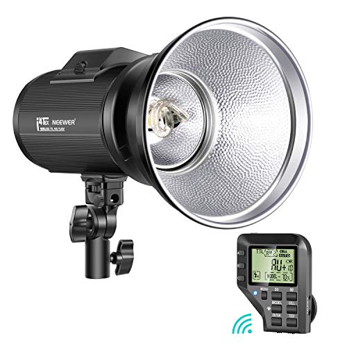 Neewer i4T EX 400W Monolight Compatible con Canon 2,4G TTL HSS Estudio Flash Estroboscópico con Disparador Inalámbrico Lámpara de Modelado Reciclar en 0,2-1,3s 520 Flashes de Potencia Completa