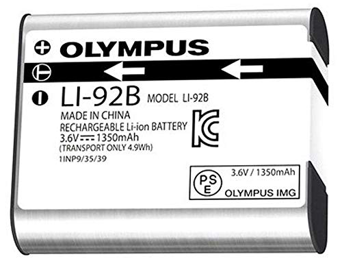 Olympus LI-92B - Batería recargable de ión-litio para cámaras Tough!, color gris