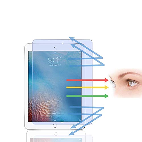 PaceBid Anti Luz Azul Protector de Pantalla Compatible con iPad Pro 9.7/ iPad Air 2/ iPad Air/iPad 9.7, [Alivie la Fatiga Ocular][Bloquea Excesivas la luz Azul Dañina & UV Rayos ][Alta Definición ]