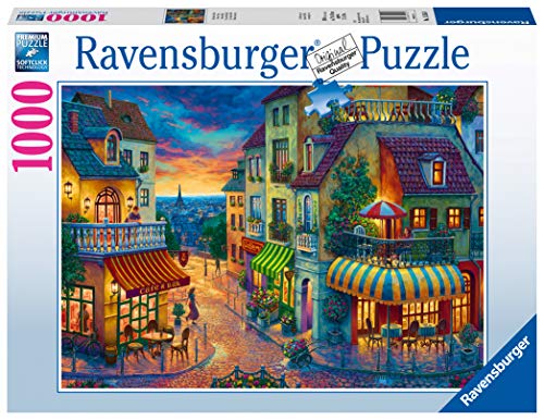 Ravensburger- An Evening in Paris Puzzle 1000 Piezas Fantasy, Color nulo, 27" x 20" (15265)