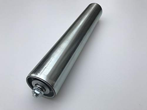 rodillo portador rodillos portadores acero con eje para transportador de rodillos Ø 50 mm (longitud: 150 mm)