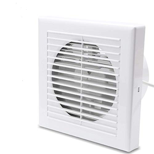 VINGO Ventilador extractor de Aire Silencioso de baño, oficina, cocina, bajo consumo, 150mm