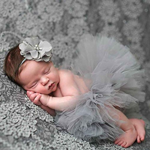 Wuderland Linda Princesa apoyos de la fotografía del recién Nacido Infantil del bebé del Traje de la técnica fotográfica con el Vestido del Verano del bebé Venda de la Flor