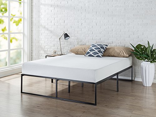 Zinus Bastidor para cama de plataforma Lorelei de 35,6 cm, Base para colchón, Sin necesidad de usar un somier, Cama en caja, Fácil montaje, 135 x 190 cm