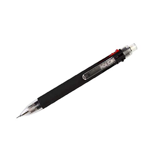 Bolígrafo multicolor 6 en 1-5 + lápiz mecánico. Color: negro.