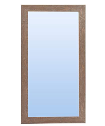 Espejo con Marco para Colgar (Varios tamaños y Colores) rústico (Roble Claro (Ref.-7), 170 x 70 cm)