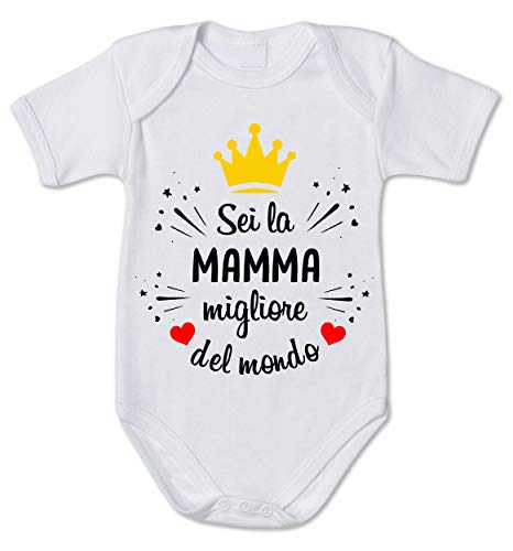 fashwork Body Mamma – Sei la meglio del mundo de bebé de algodón Mamá. 0- 6 meses