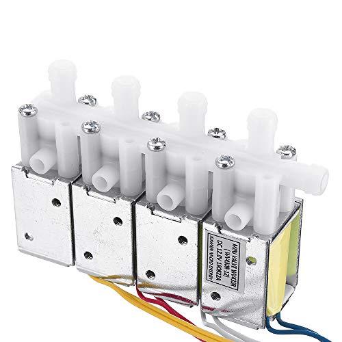 FEIYI Otras placas de módulo DC12V 4 canales válvula de control de aire independiente de 4 canales interruptor de válvulas solenoide para kit de riego inteligente automático (color: 24V)