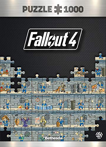 Good Loot Officially Licensed Premium Merchandise Fallout 4 Perk Poster – Puzzle con 1000 piezas y medidas 68 cm x 48 cm | Incluye póster y bolsa | Artwork de juego para adultos y adolescentes
