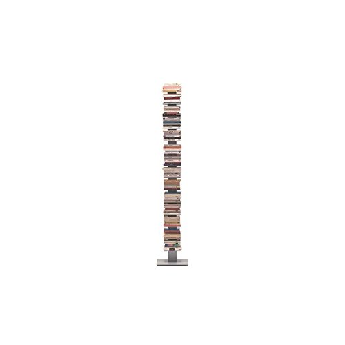 Librería columna en metal Sintesi SAPIENS - Aluminio, Altezza 202 cm