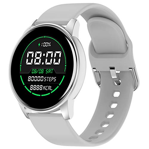 LIGE Smartwatch, Relojes Inteligentes Monitor de Frecuencia Cardíaca IP67 Impermeable 1.3 Pulgadas Táctil Completa Rastreador de Actividad Deportiva para Hombre Mujer para iOS Android