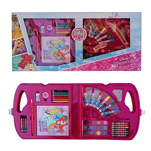 MCM Maletín de colores Princesas Disney 30 piezas en caja regalo tiempo libre niña – PR0650