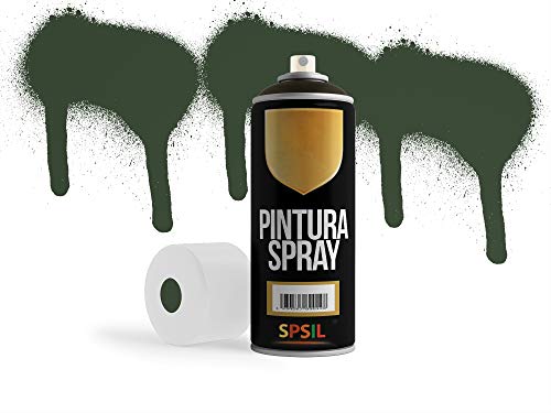 MovilCom® - Pintura en spray color Verde Carruajes, 400ml, mod.8540