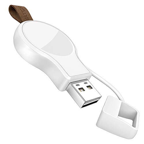 NEWDERY Cargador USB para Apple Watch 6, Cargador Magnético iWatch Cargador Inalámbrico Portátil Compatible con Todas Las Series Apple Watch 6/5/4/3/2/1/SE, Nike+, Hermes, Edition