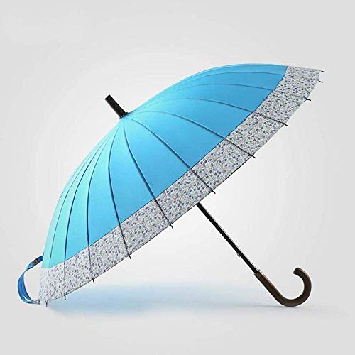 Paraguas paraguas paraguas largo paraguas paraguas sol paraguas grandes sol paraguas hay cuatro colores for elegir el paraguas rojo a prueba de viento hermosos ligeros más resistentes a la lágrima WAN