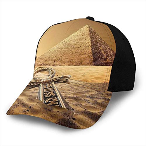 Snapback Hat Grandes Pirámides De Giza Egipto Viaje Acogedor Pesca Golf Deportes Clásico Campaña Unisex Colorido Parque Gorra Duradera para Papá Gorra Ligera Snapback Al Aire Libr