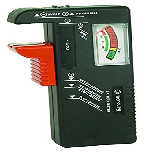 sungpunet Digital batería Tester Volt Checker para AA AAA PP3 y pilas de botón