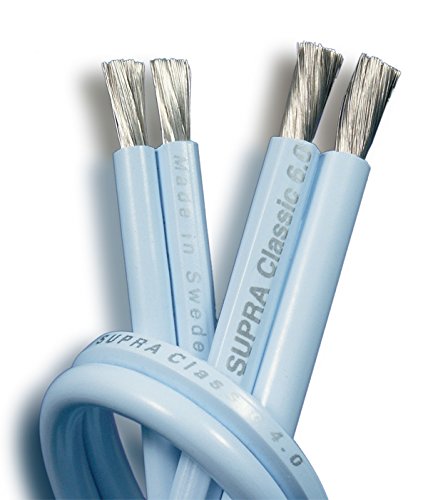 Supra Classic cable de audio 10 m Azul - Cables de audio (10 m, Azul)
