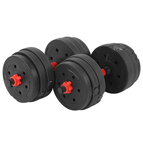 WYYY 2 PCS 10 Kg Dumbells Pesos Barbell Ajustable Cuerpo Cuerpo Conjunto Equipo De Fitness