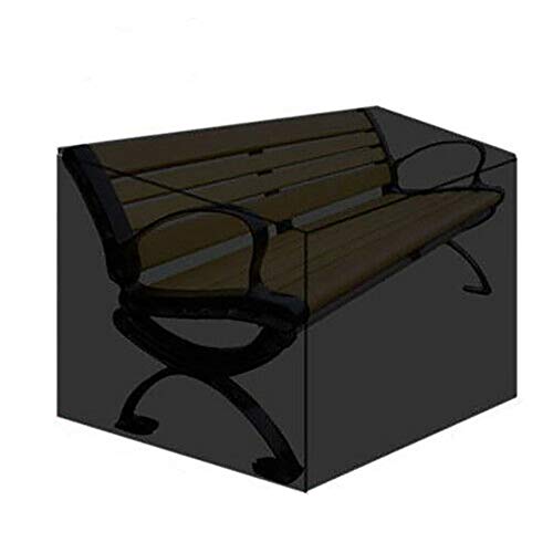 YChoice365 - Fundas para banco de jardín de 4 asientos, duraderas y resistentes al desgaste, resistente al viento, impermeable, anti-UV, 134 x 66 x 89 cm (largo x ancho x alto)