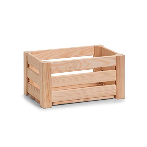 Zeller 13360 - Caja de almacenaje (30 x 20 x 15 cm, madera de pino)