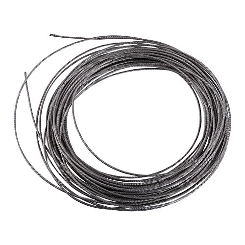 15m Cuerda de Alambre de Acero Inoxidable 304 Cable de Acero Inoxidable de 1.5mm de Diámetro
