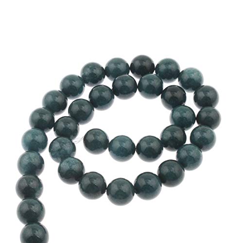 90 piezas de piedras preciosas de 4 mm para cadena de perlas indias de zafiro semiprecioso, perlas con agujero para enhebrar, piedras preciosas para manualidades, G8