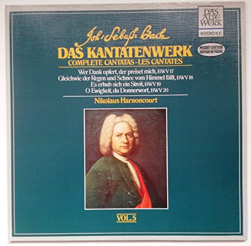 Bach: Das Kantatenwerk / Complete Cantatas - Vol. 5 (BWV 17 -20) (Pocket Edition) [Vinyl Doppel-LP] [Schallplatte]