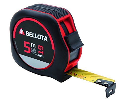 Bellota 50011-5 - Metro flexómetro para medir distancias de 5 metros, cinta métrica