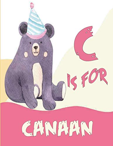 C is for Canaan: A Personalized Alphabet Book All About You with name Canaan letters A to Z, your child will hear all about their kindness,custom baby shower
