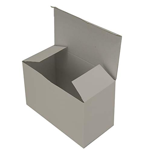 Caja de Carton para Empaquetar o Guardar cosas，Medida 20x10x13cm y en Color Blanco. (10)