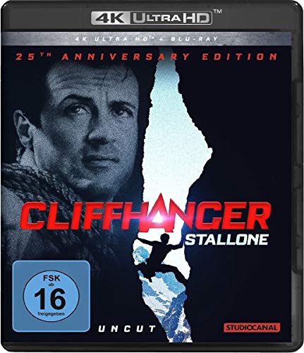 Cliffhanger  (4K Ultra HD) (+ Blu-ray 2D) / 25th Anniversary Edition / Uncut / [Alemania] [Blu-ray]