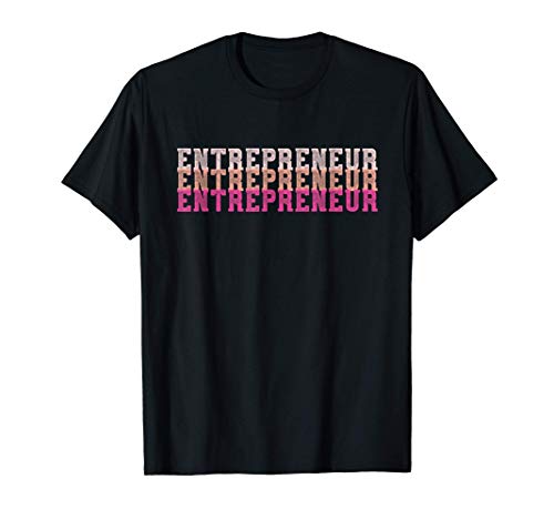 Emprendedor Propietario de un negocio repetido Jefe de empre Camiseta