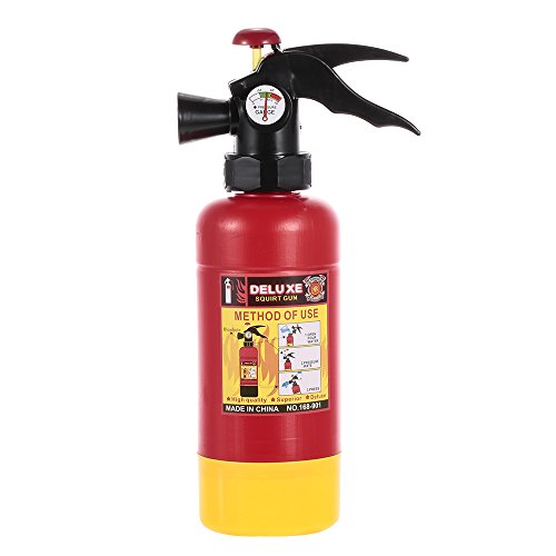 Goolsky Extintor Portátil Squirter Juguete de Pulverización de Agua para Niños Regalo de Disfraces de Bombero de Halloween