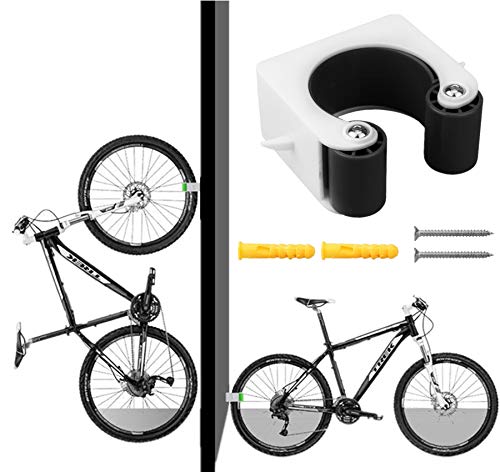 Hebilla de aparcamiento para bicicleta Gancho De Montaje En Pared Para Bicicleta soporte de almacenamiento vertical con tornillos Fácil de Instalar Soporte Bici (bicicleta de montaña)