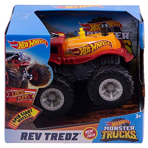 Hot Wheels Monster Trucks Rev Tredz Loco Punk - Super Rare Difícil de encontrar