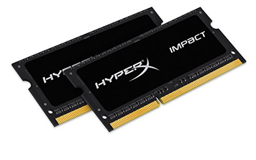 HyperX Impact HX316LS9IBK2/8 Memoria RAM 1600 MHz DDR3L CL9 SODIMM 1.35V, 8 GB Kit (2 x 4 GB)