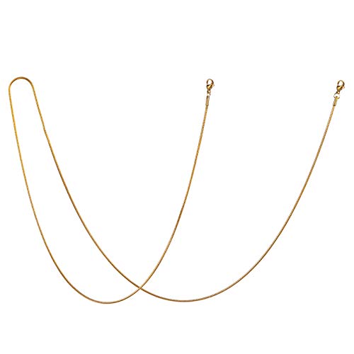 Lanyards 1 unid oro/Silverchains para las mujeres múltiples cadenas de las gafas del metal 2021 nueva joyería de la manera al por mayor