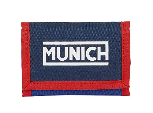 Safta- Cabecera de Munich Accesorio de Viaje- Billetera, Color Oscuro/Azul, 125xx95 mm (812074036)