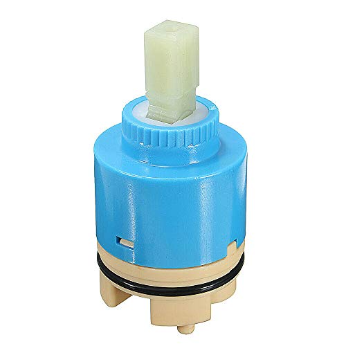 Senrise - Válvula de cartucho de disco cerámico para grifos monomando de baño o grifos mezcladores de cocina, azul