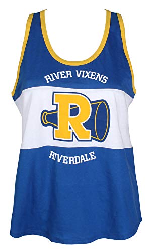 Seven Times Six Riverdale Juniors River Vixens porrista Cheer Squad Espalda Cruzada el depósito Superior (LG)
