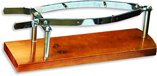 Sonpó Online - Modelo SJ2 - Jamonero pinza de JJ Cuchillería en madera de pino gallego color miel.